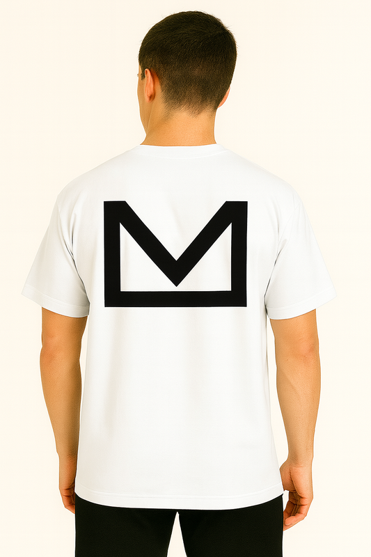 Mens Oversized Foundation Tee | White