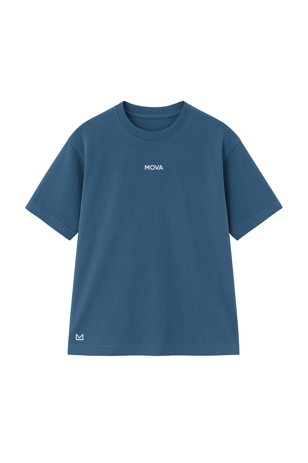 Womens Luxury Oversized Washed T Shirt | Washed Navy