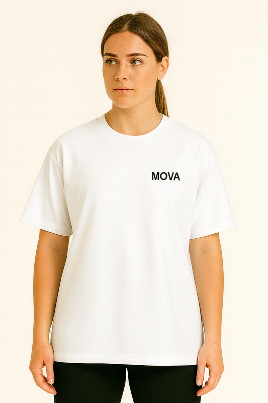 Womens Oversized Foundation Tee | White