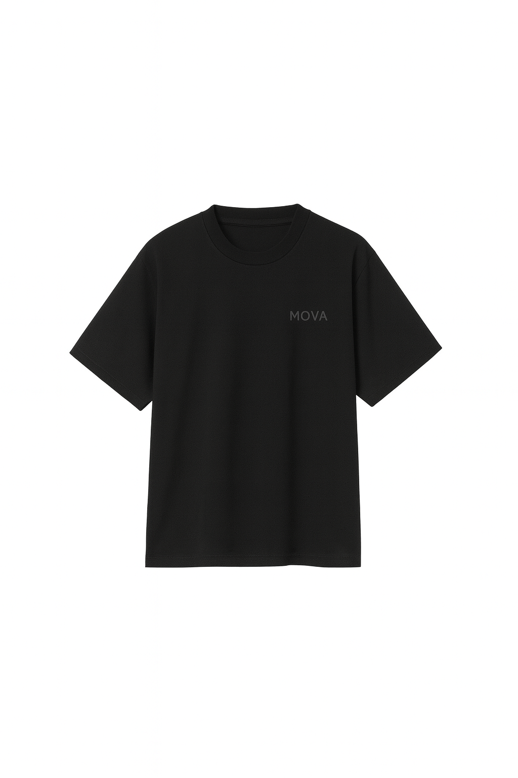 Mens Oversized Midnight Tee | Black 180GSM