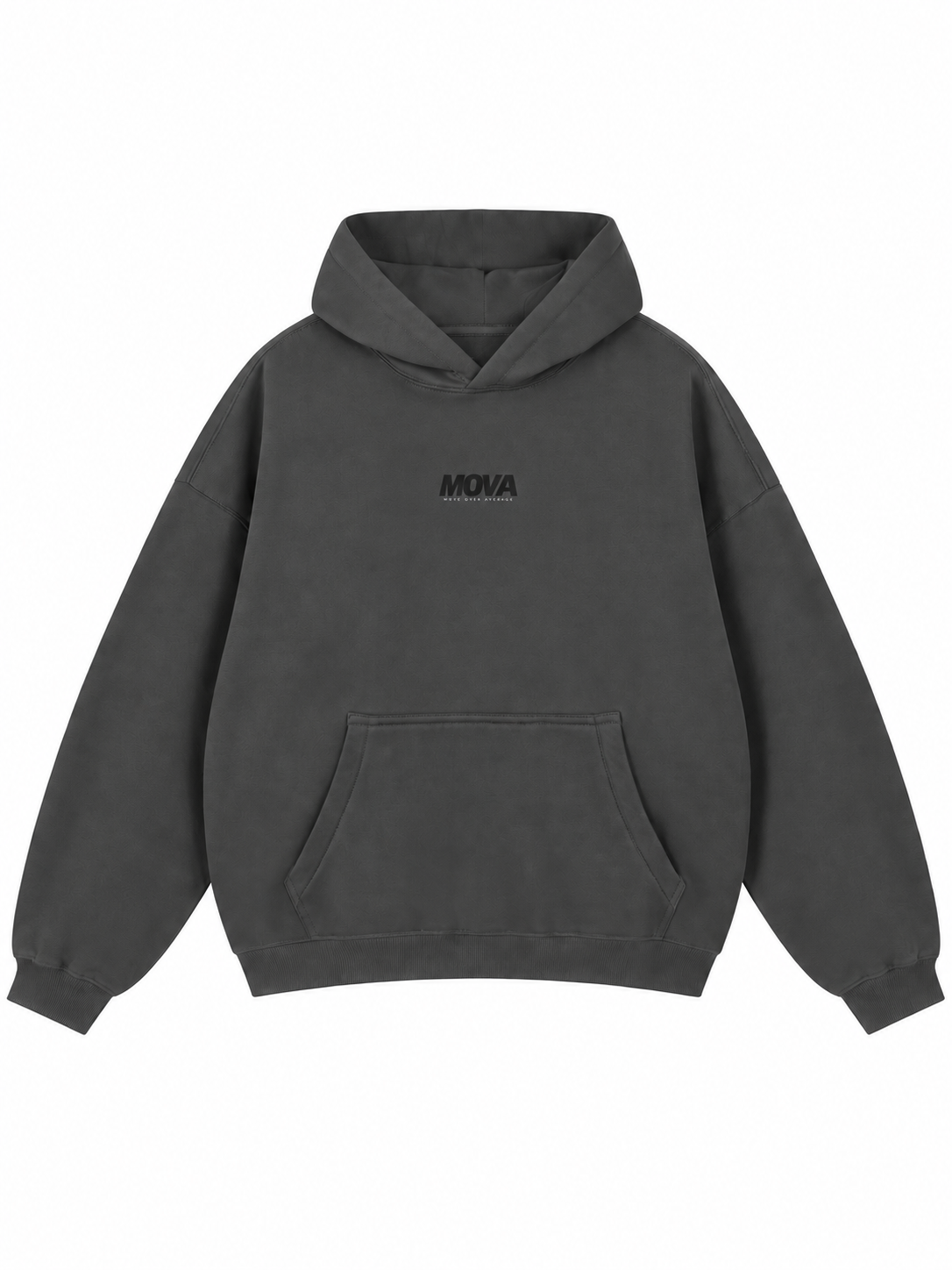 Oversized Boxy Fit Hoodie | Movement | Dark Grey