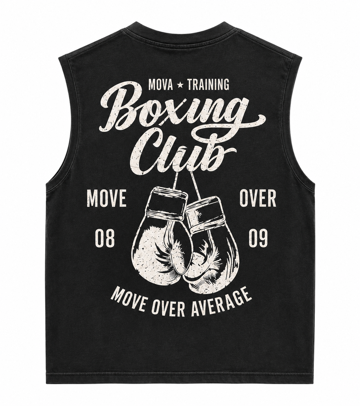 MOVA Boxing Club Classic Tank | Black | 220GSM