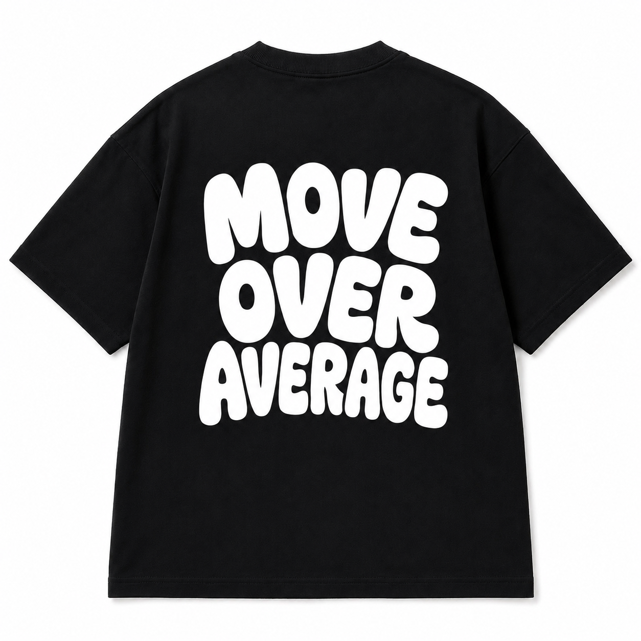 Oversized Bubble Tee | Black & White 180GSM