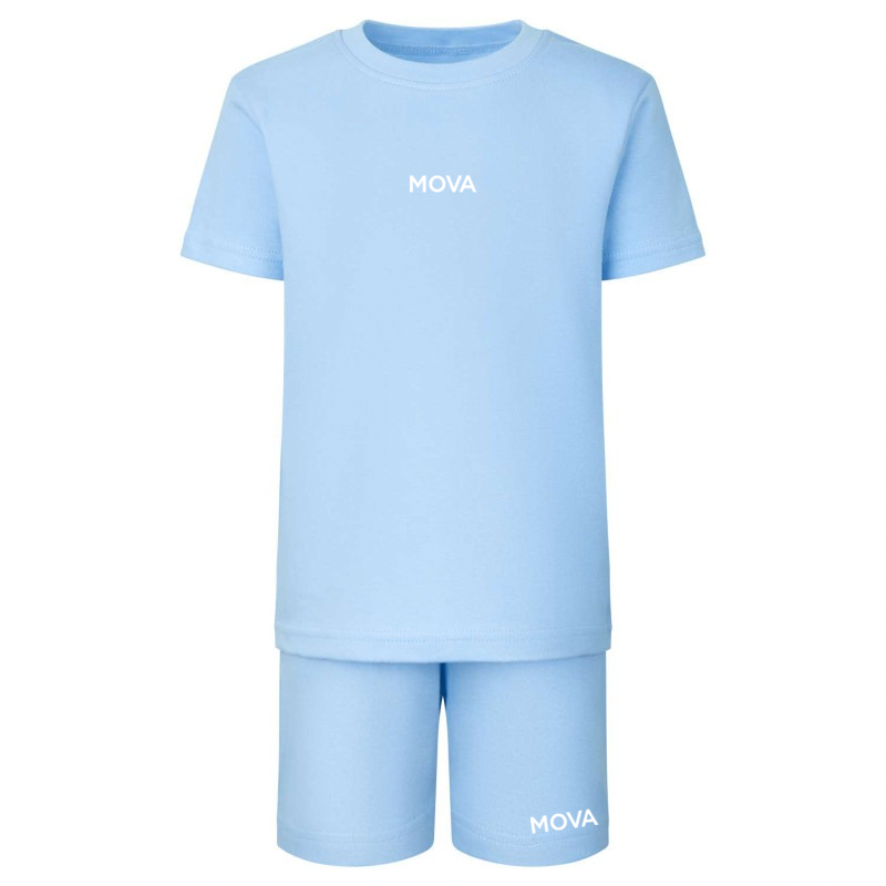 MiniMOVA Tee & Short Set | Sky Blue
