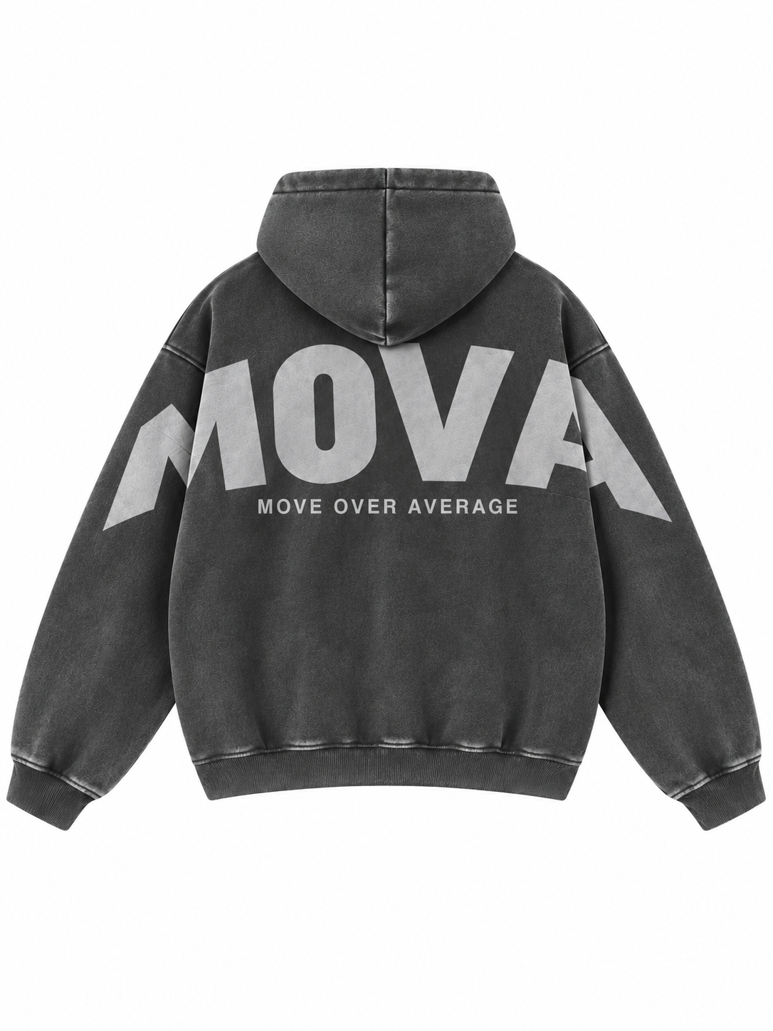Snow Wash Oversized Hoodie | Large MOVA | Black