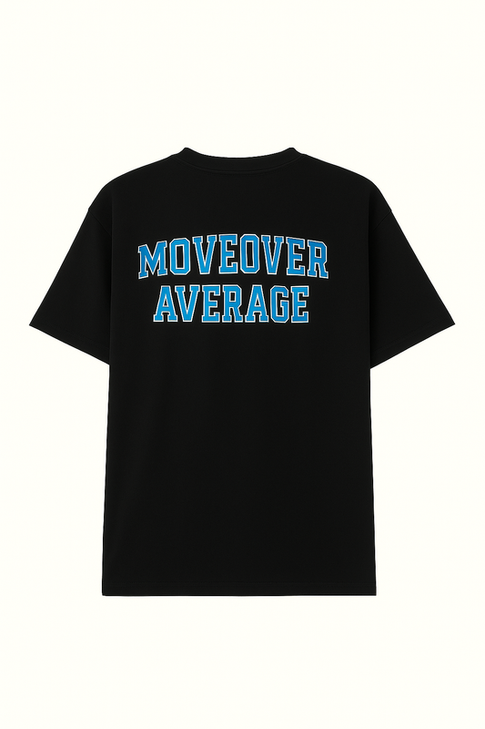 Oversized GRAD Tee | Black & Blue