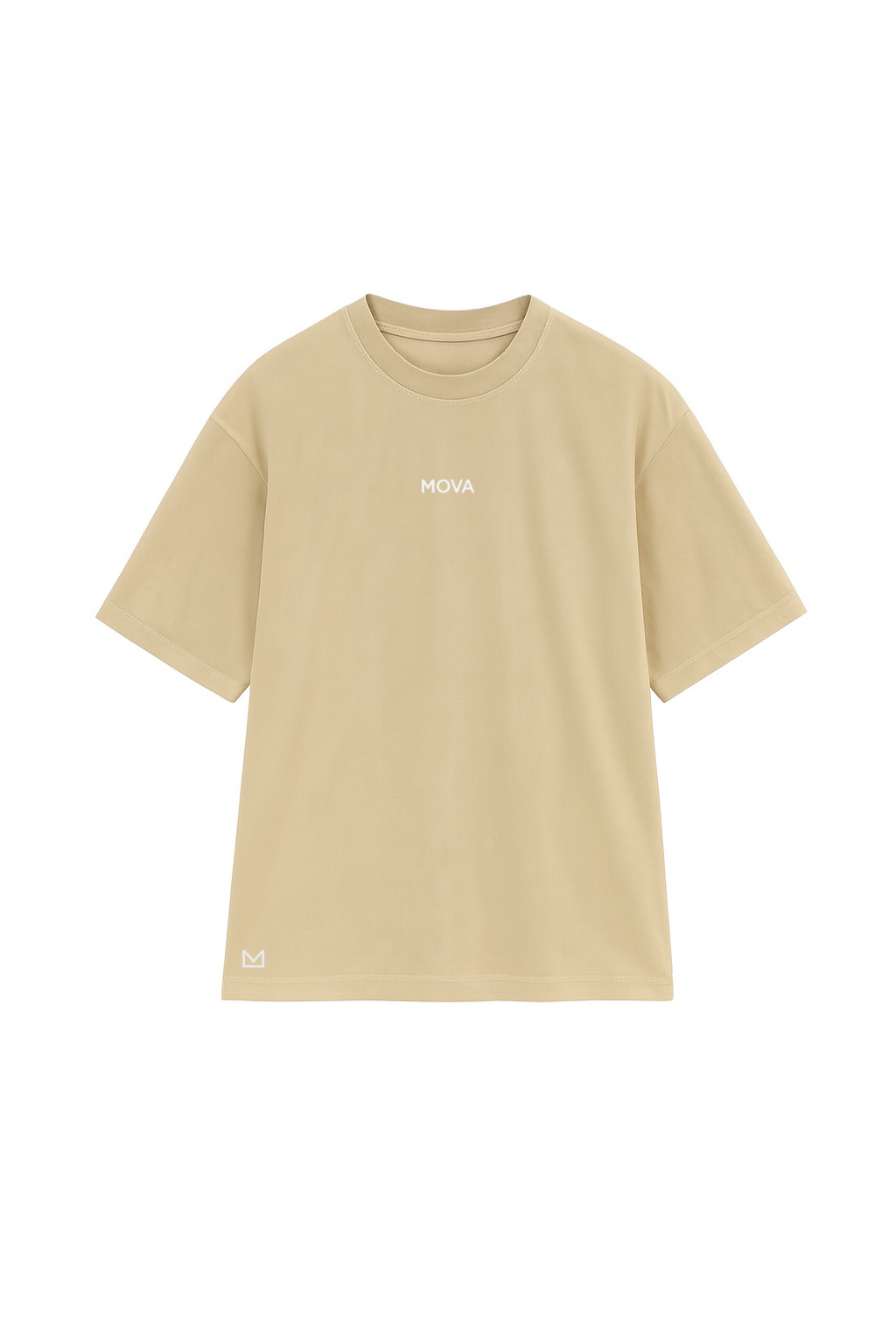 Womens Luxury Oversized Washed T Shirt | Beige