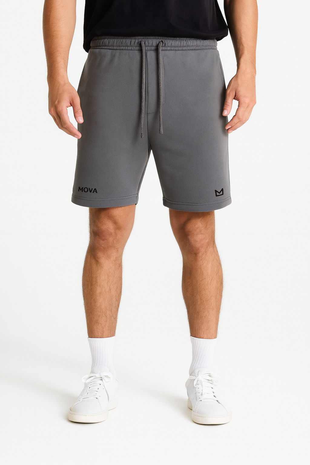 Luxury Oversized Washed Shorts | Grey
