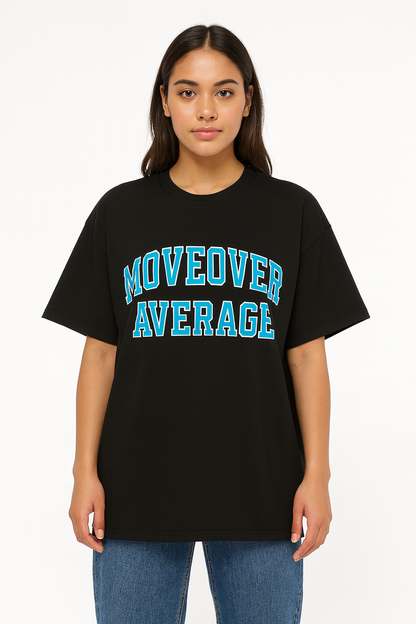 Oversized GRAD Tee | Black & Blue