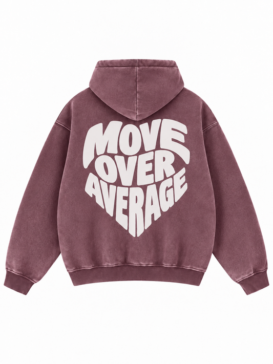 Snow Wash Oversized Hoodie | MoveOverAverage | JuJuBe Red