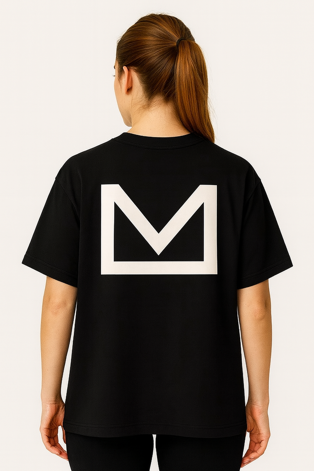 Womens Oversized Foundation Tee | Black