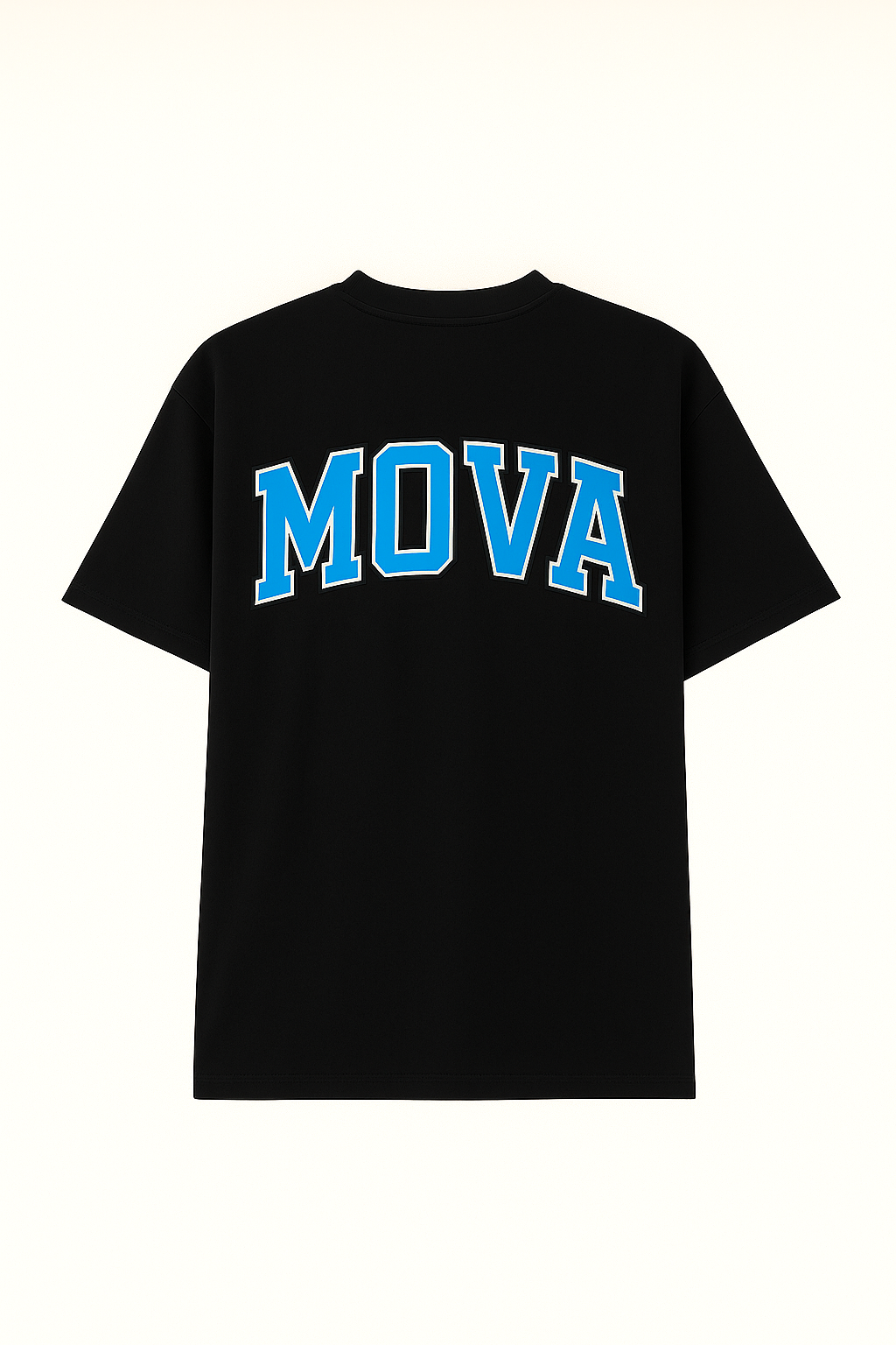 Oversized GRAD Tee | Black & Blue