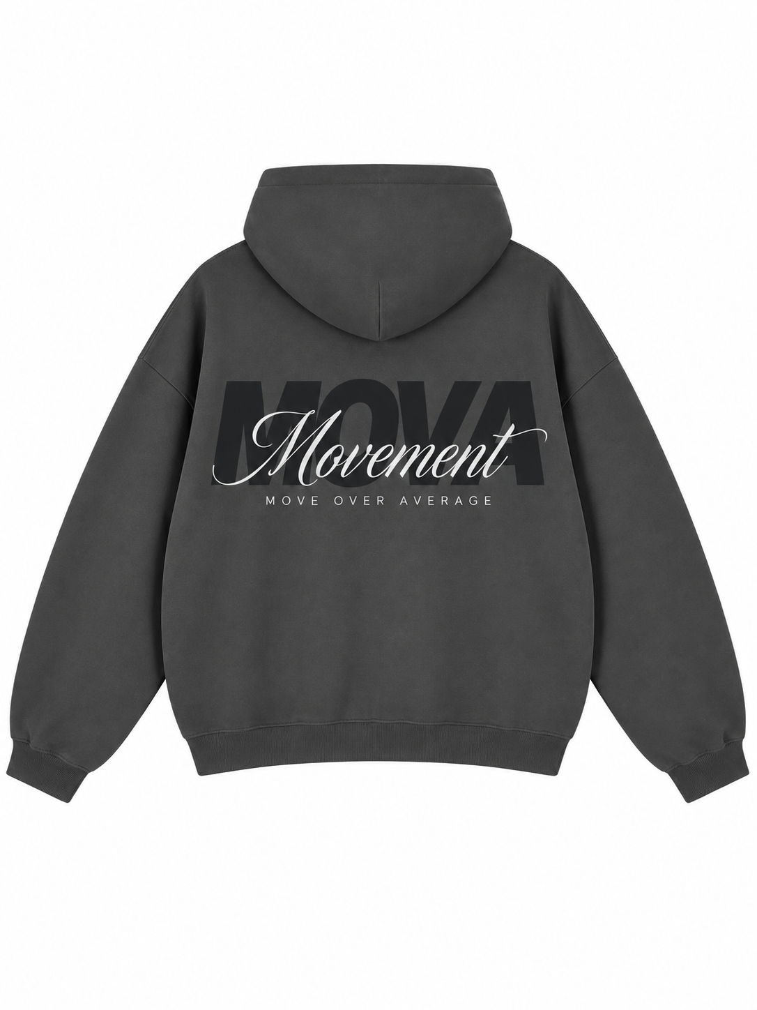 Oversized Boxy Fit Hoodie | Movement | Dark Grey