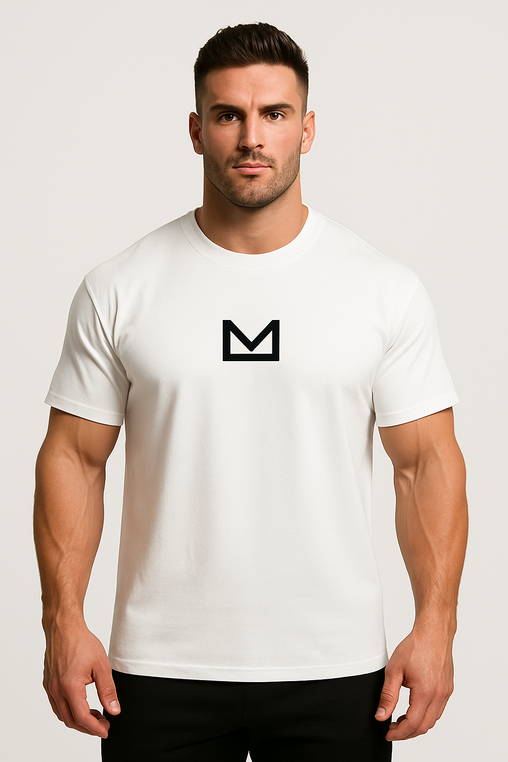 Mens Oversized Submark Tee | White