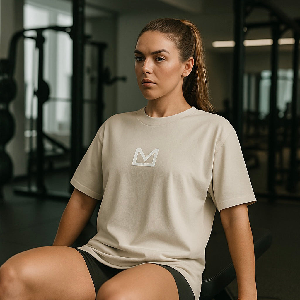 Womens Oversized Submark Tee | Off White