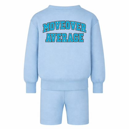 MiniMOVA - Oversized GRAD Sweatshirt & Short Set | Sky Blue