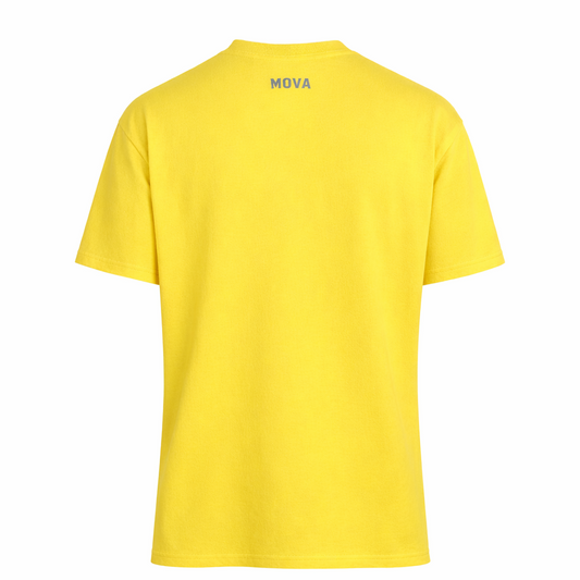 Oversized ‘Boxing Club’ Tee | Sundial Yellow 180GSM