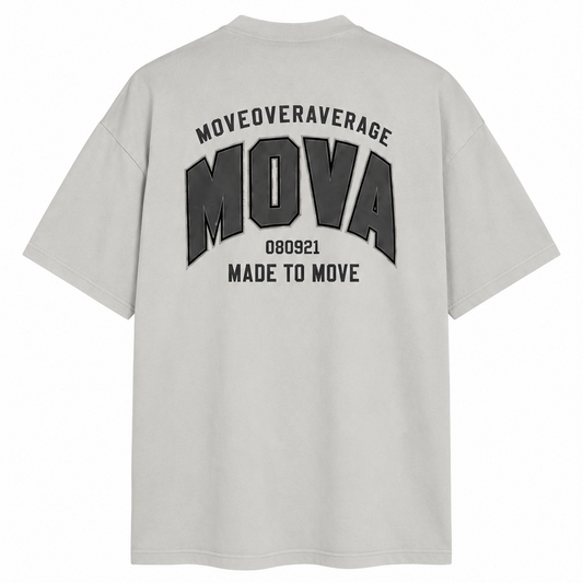 MOVA Made to Move Oversized Grey Tee