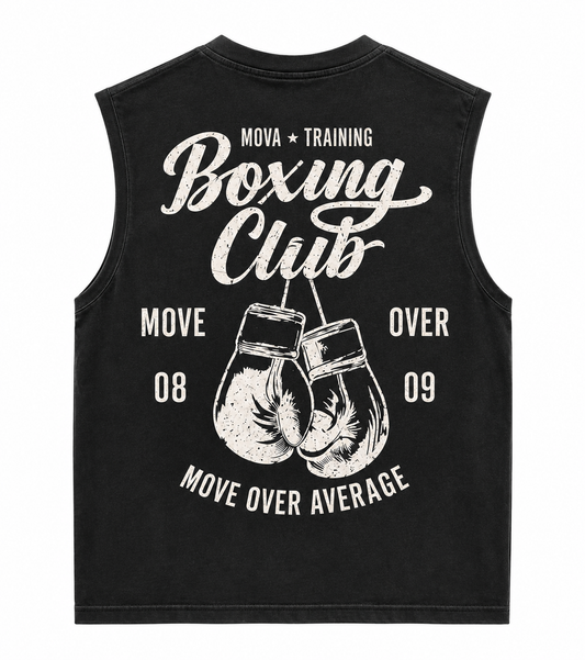 MOVA Boxing Club Classic Tank | Black | 220GSM