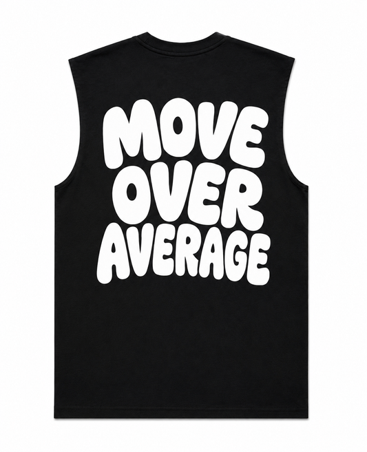 MOVA Bubble Font Classic Tank | Black | 220GSM