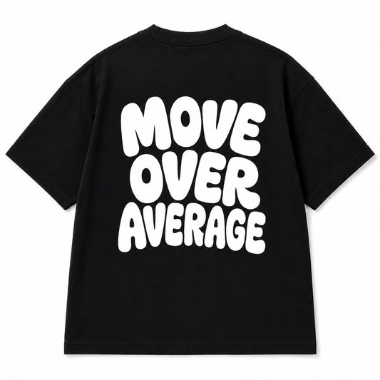 Oversized Bubble Tee | Black & White 180GSM