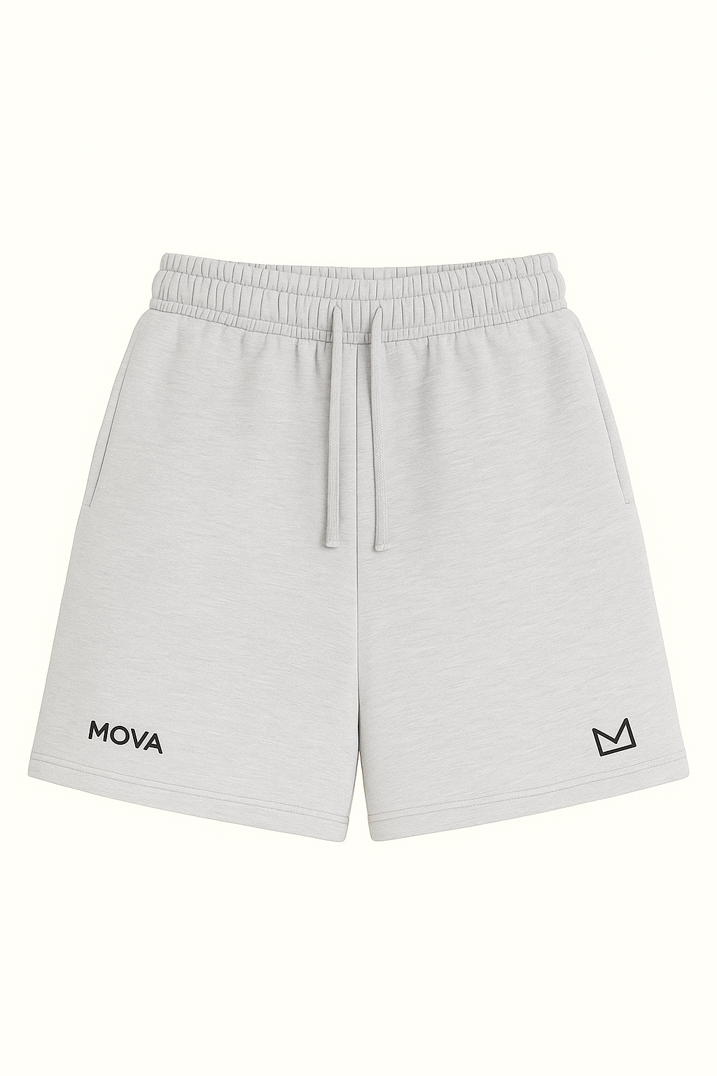 Womens Cropped Shorts | Grey