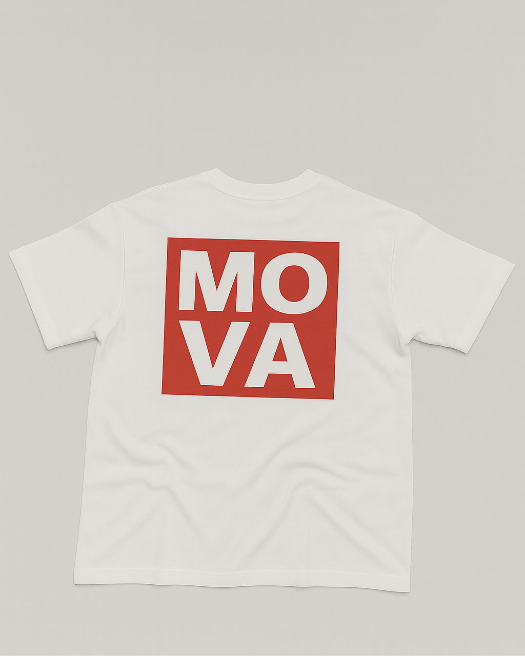 Oversized Stamp Tee | White