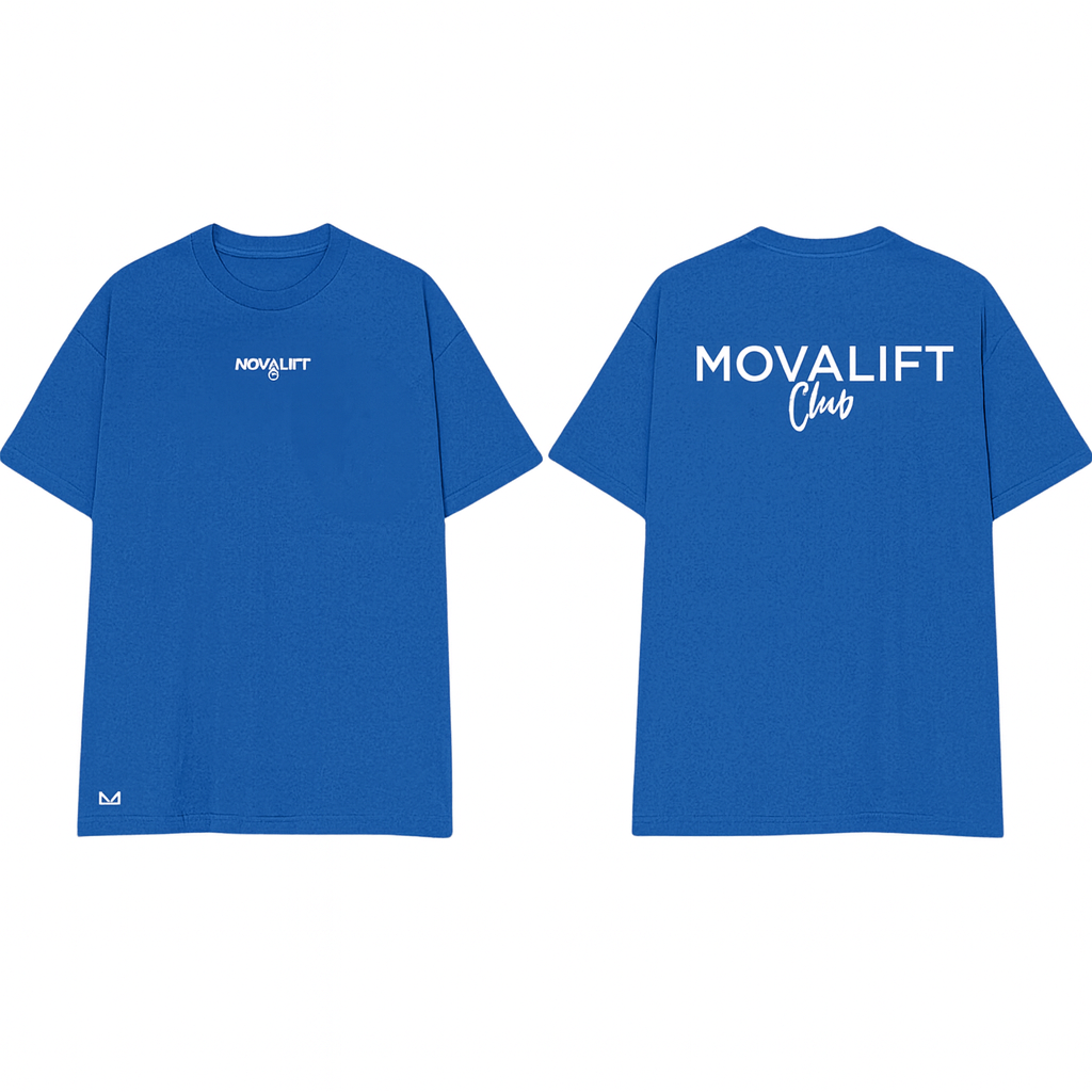 Mens Oversized MOVALift Club Tee | Blue