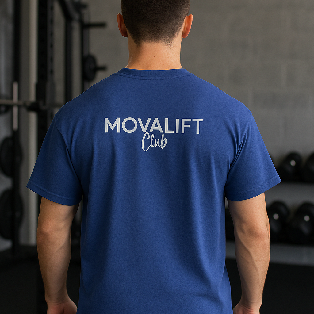 Mens Oversized MOVALift Club Tee | Blue
