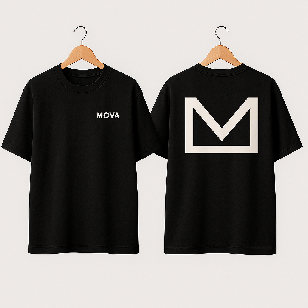 Mens Oversized Foundation Tee | Black