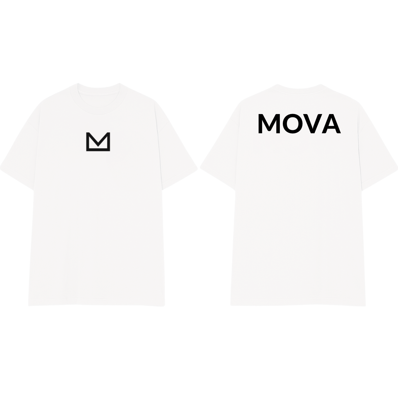 Mens Oversized Submark Tee | White